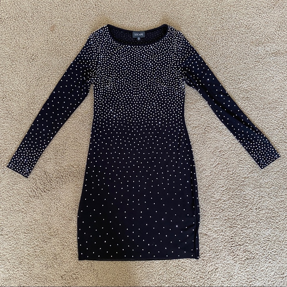 Xscape Rhinestone Dress